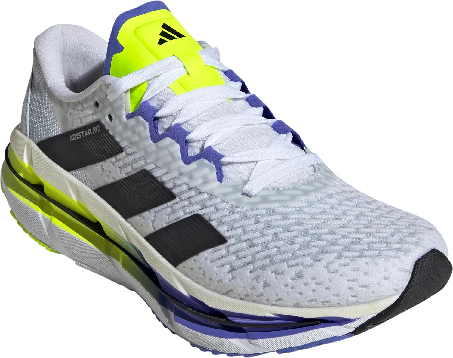 adidas Adistar BYD Mens Running Shoes - White