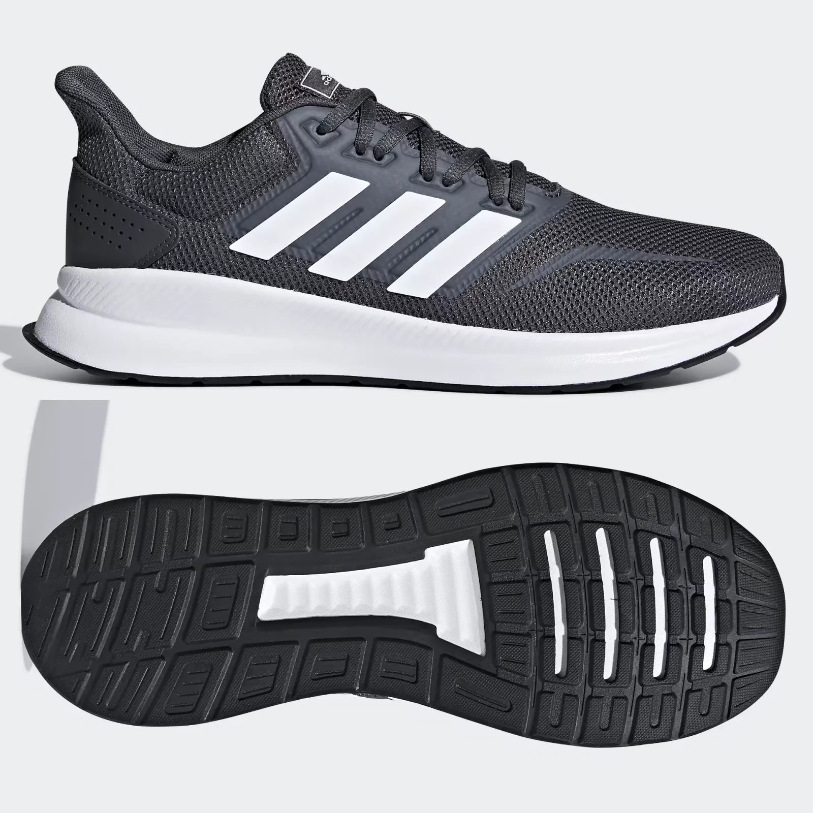 adidas Runfalcon Mens Running Shoes - Grey
