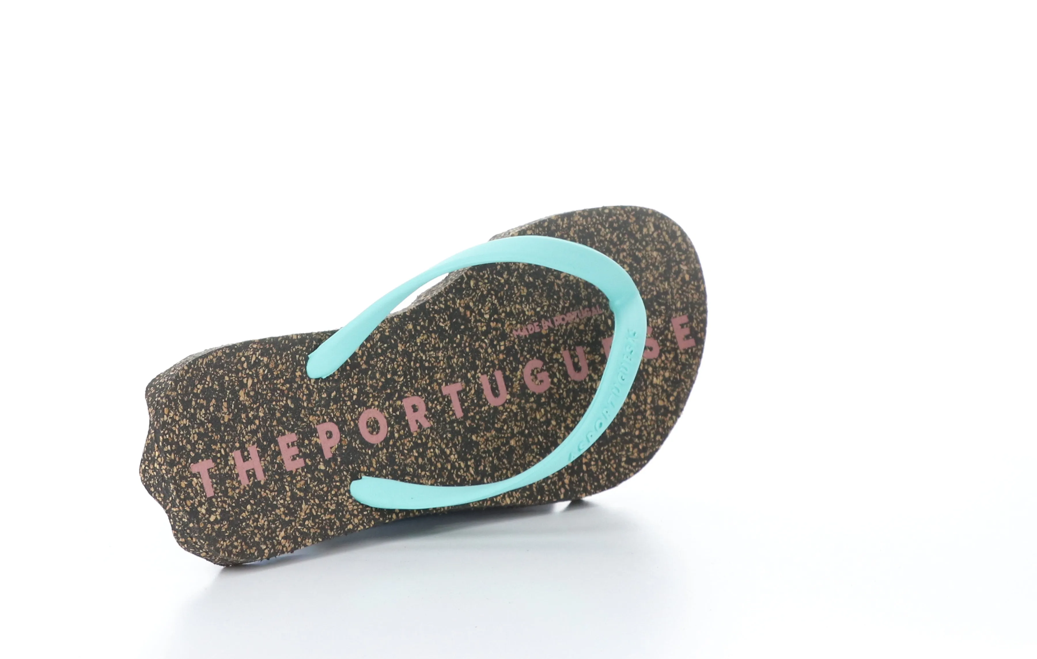 BASE_M Green Rubber Strap Beach Flip-Flops