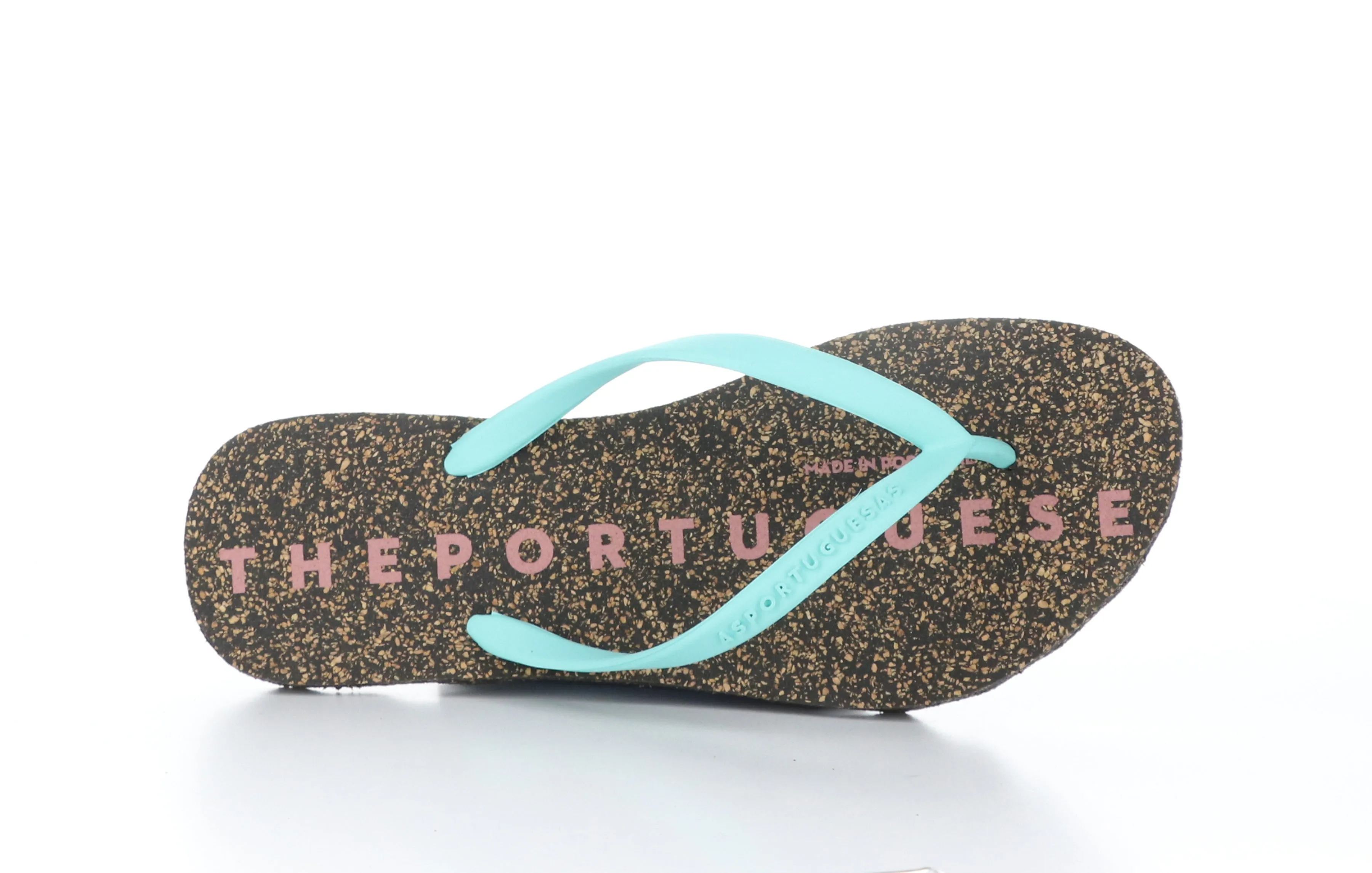 BASE_M Green Rubber Strap Beach Flip-Flops