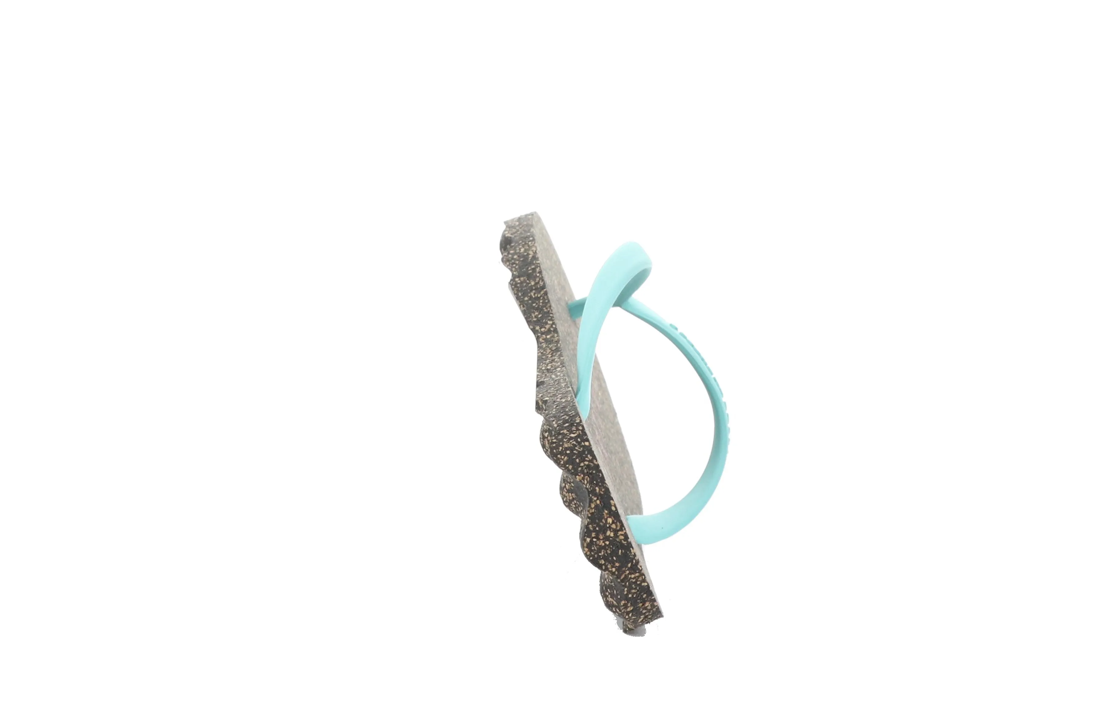 BASE_M Green Rubber Strap Beach Flip-Flops