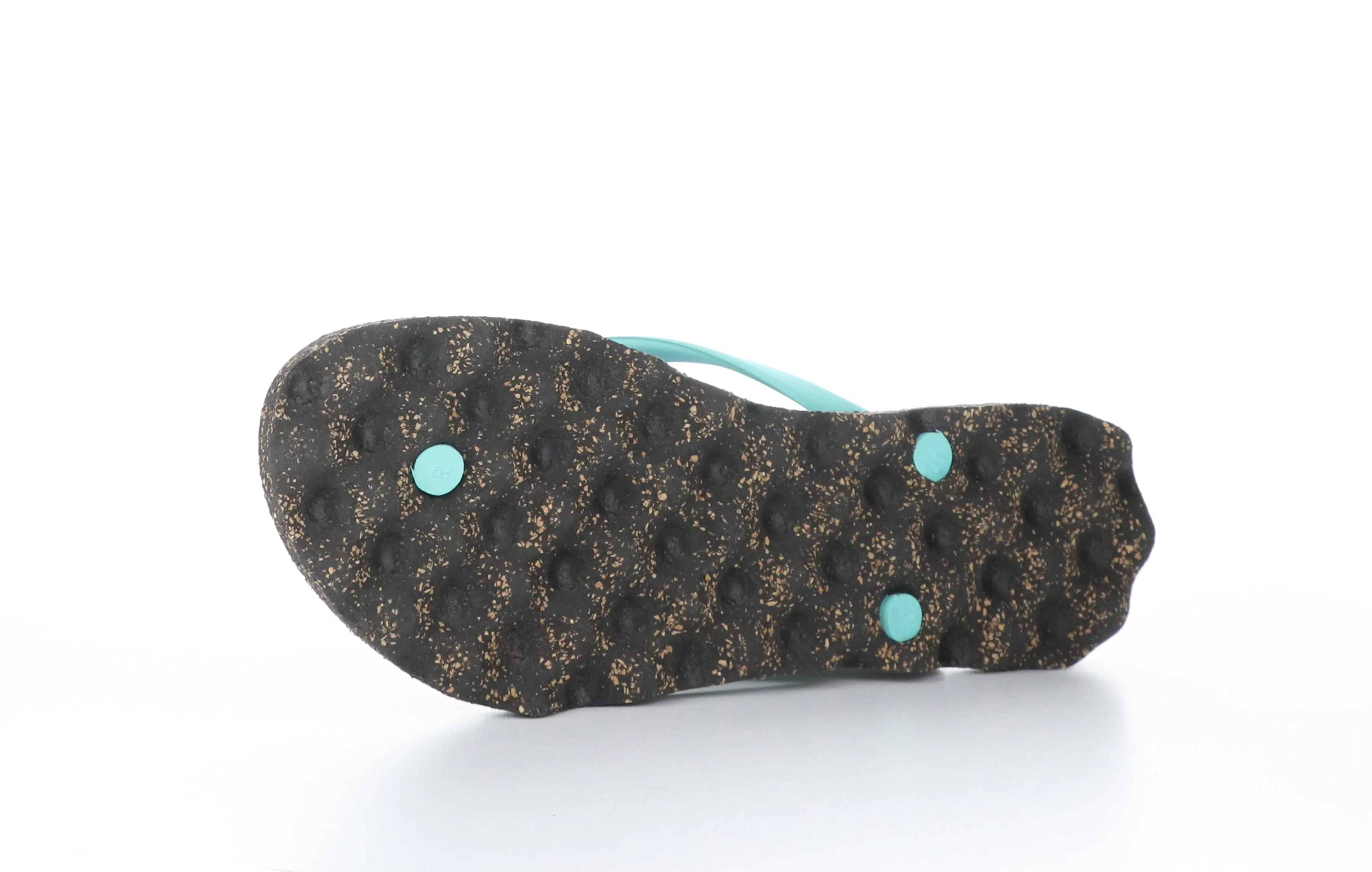 BASE_M Green Rubber Strap Beach Flip-Flops