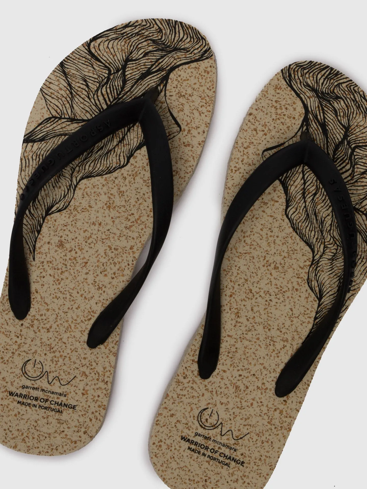 Beach Flip-Flops MCNA NATURAL & BLACK