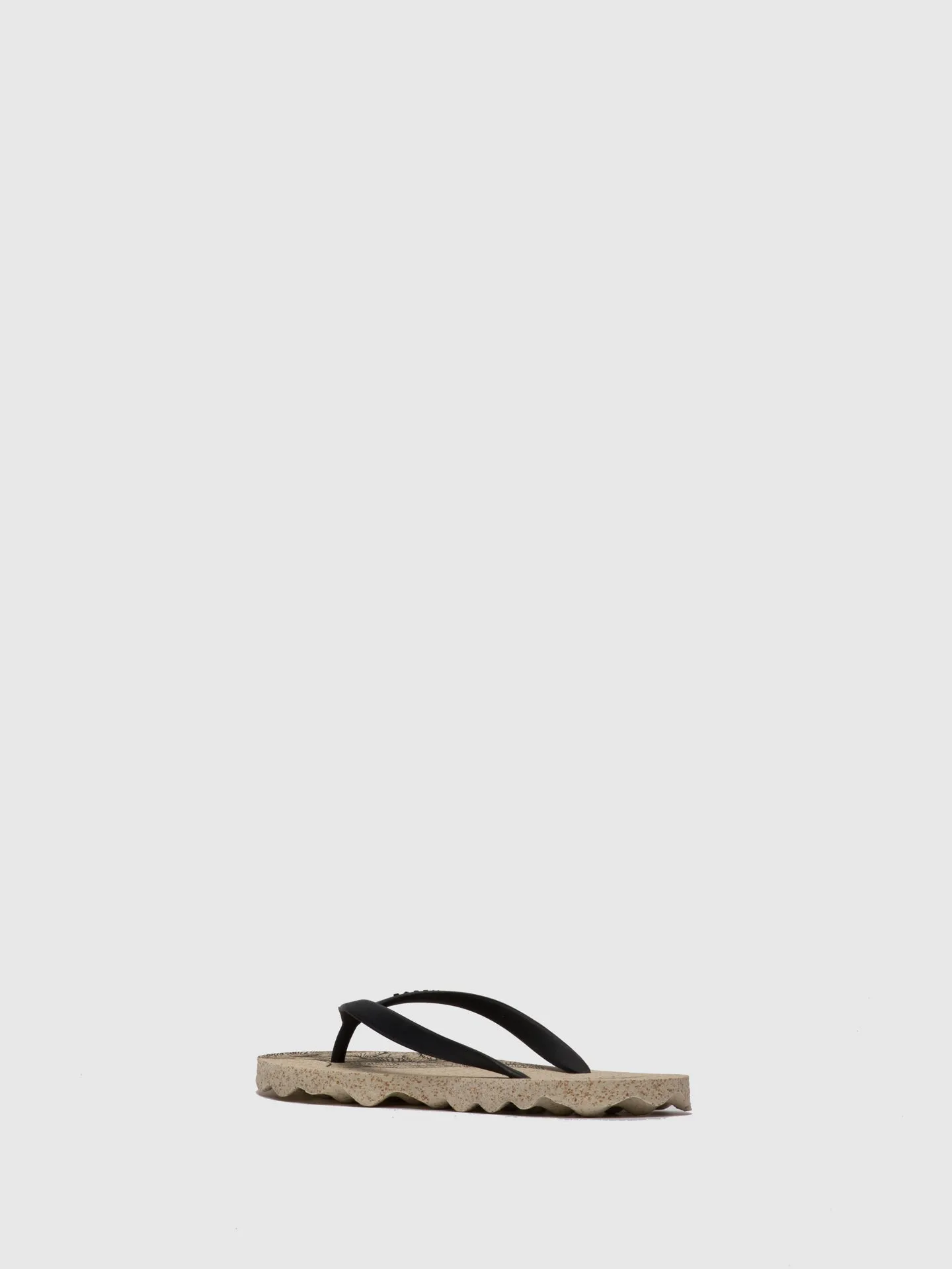 Beach Flip-Flops MCNA NATURAL & BLACK