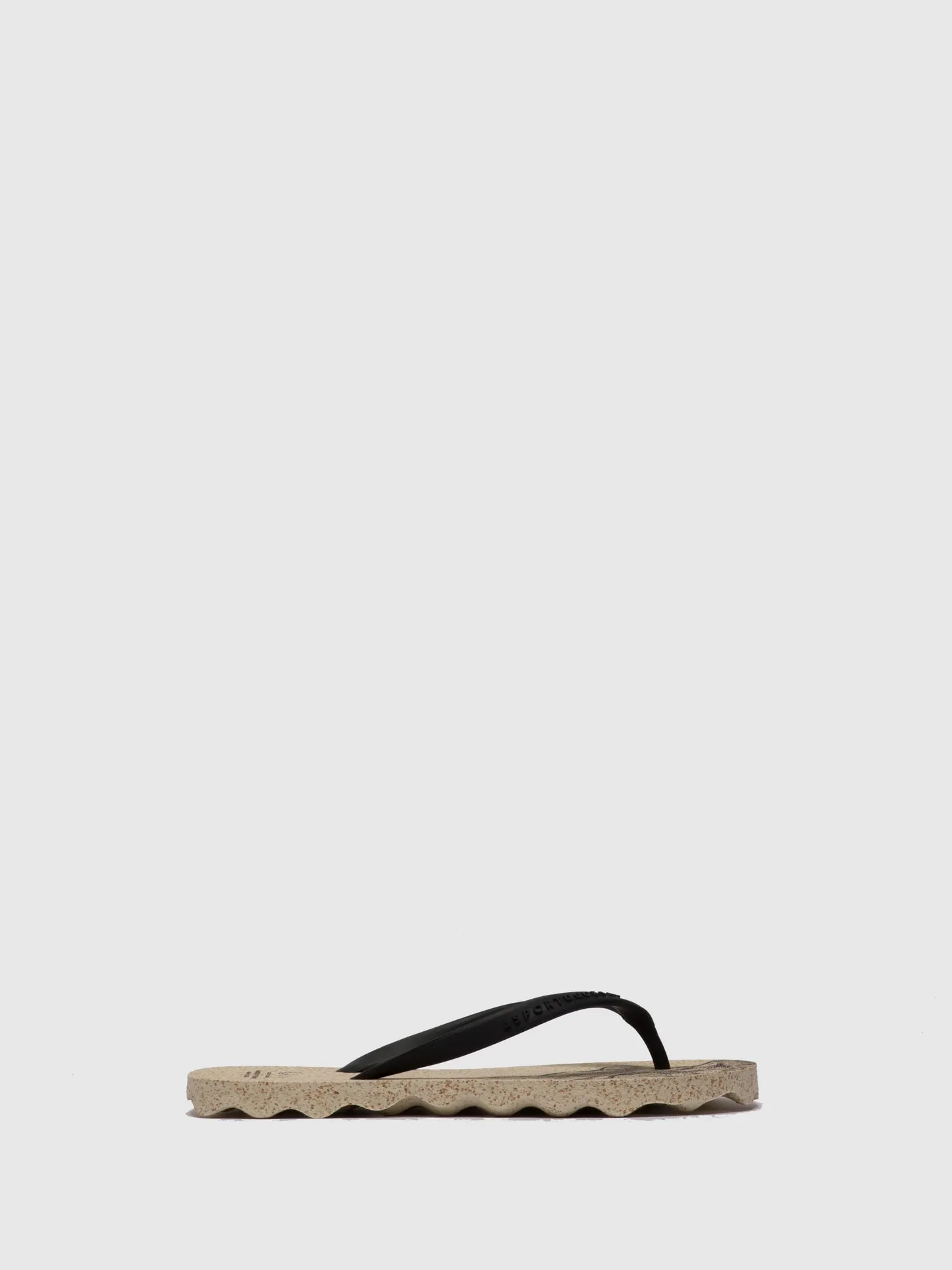 Beach Flip-Flops MCNA NATURAL & BLACK