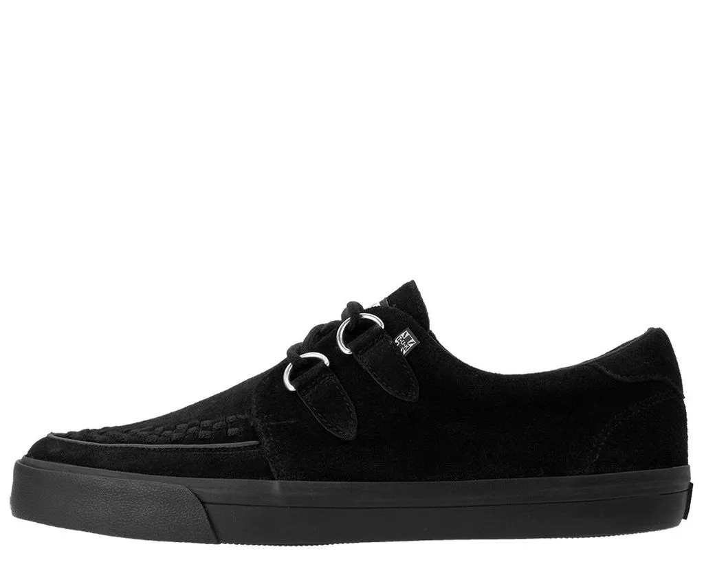 Black Suede D-Ring VLK Creeper Sneaker