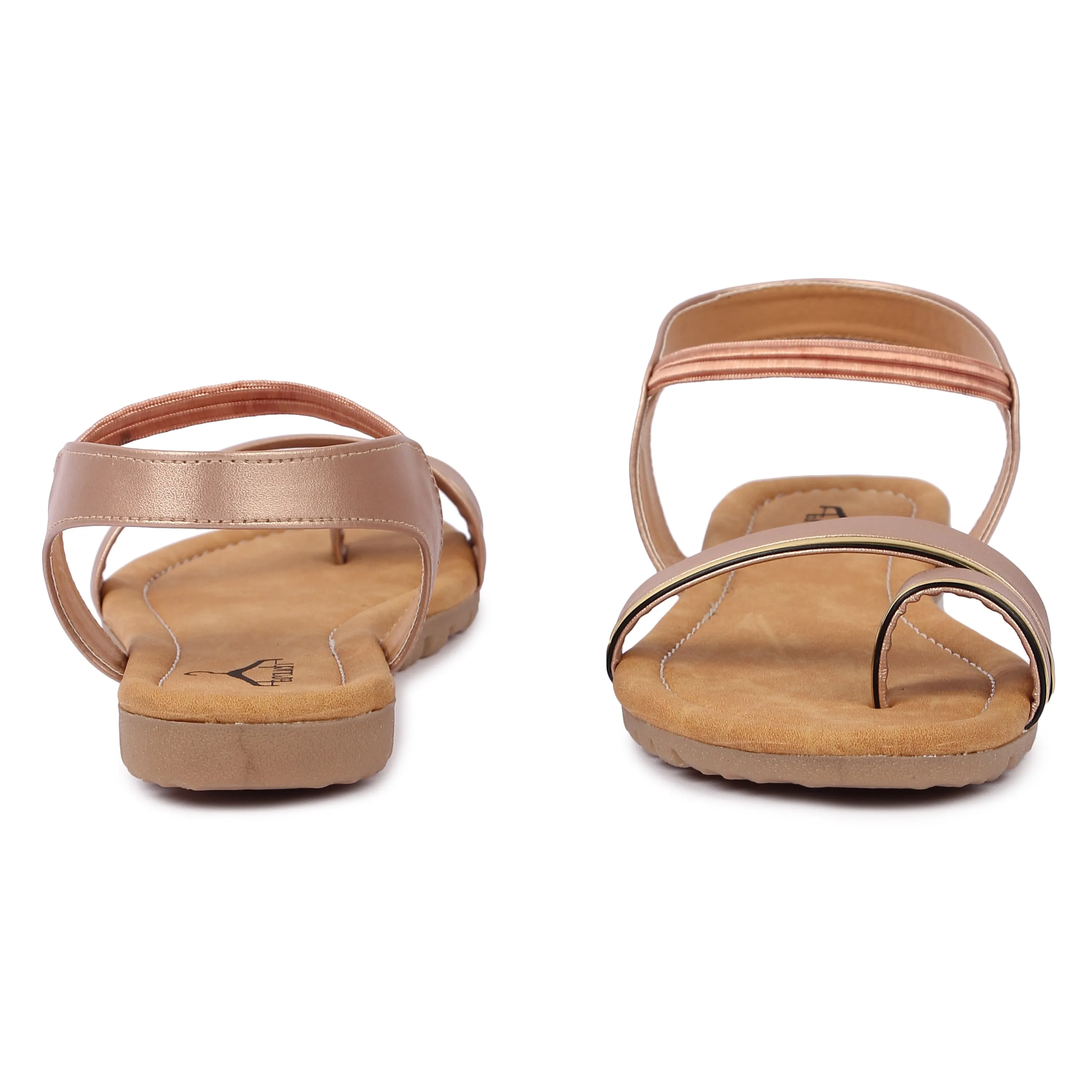 Brauch Women's Pink Thumb Strap Sandal