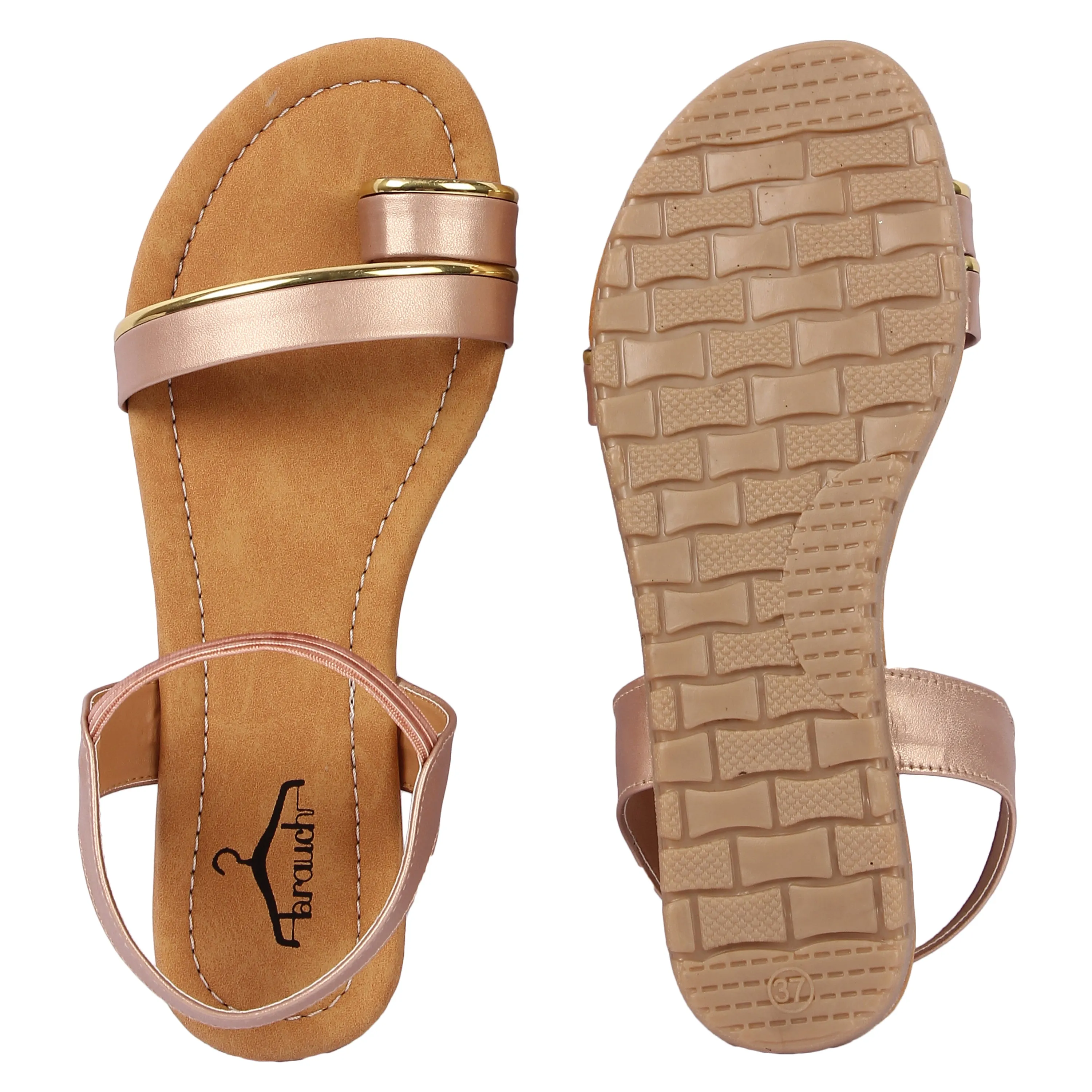 Brauch Women's Pink Thumb Strap Sandal