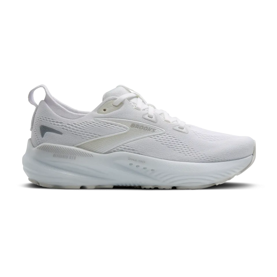 Brooks Women's Glycerin GTS 22 B Width White/White/Grey