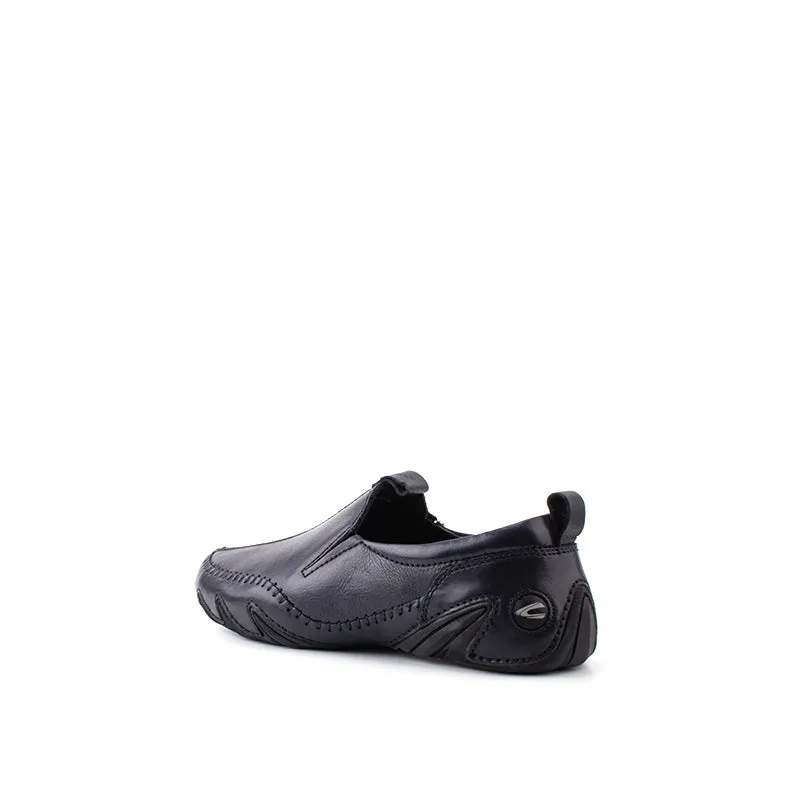 camel active Soft Leather Slip On Shoes Men Navy REMIZ 872309-AM2SV-43