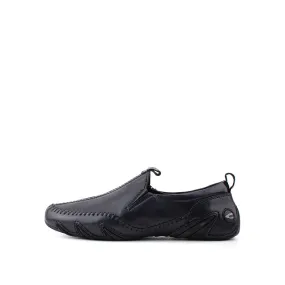 camel active Soft Leather Slip On Shoes Men Navy REMIZ 872309-AM2SV-43