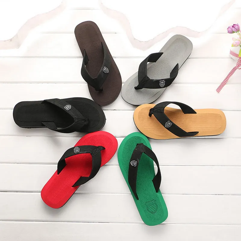 Casual Style Men Flat Flip Flops