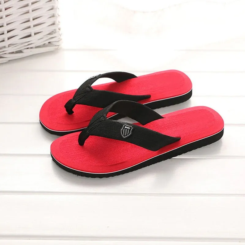 Casual Style Men Flat Flip Flops