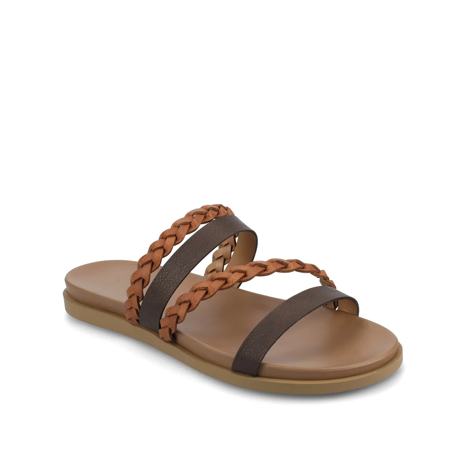 COLETTE SLIDE SANDALS IN WIDE