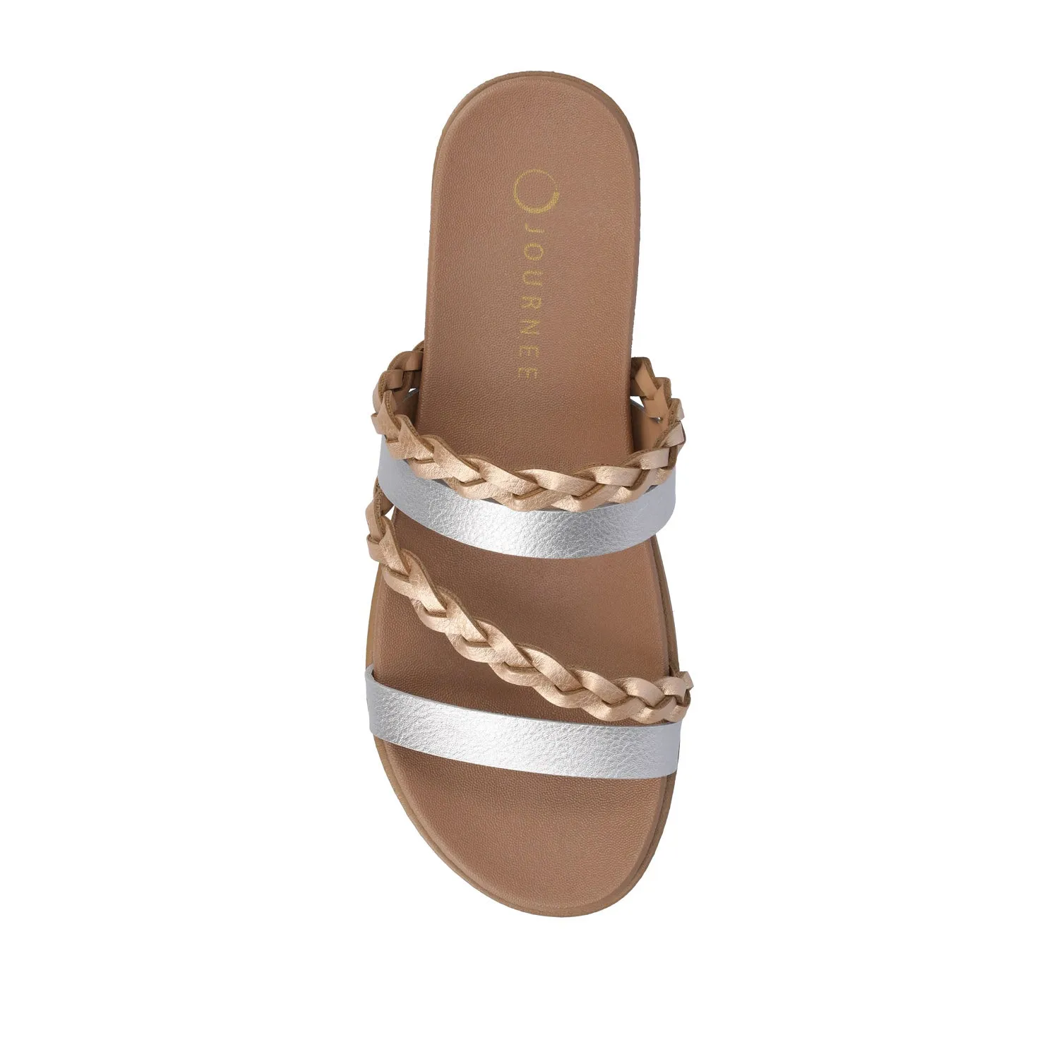COLETTE SLIDE SANDALS IN WIDE