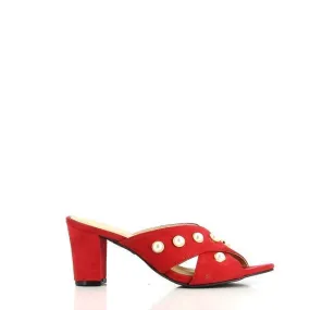 Dalessi Pearl Red Slides