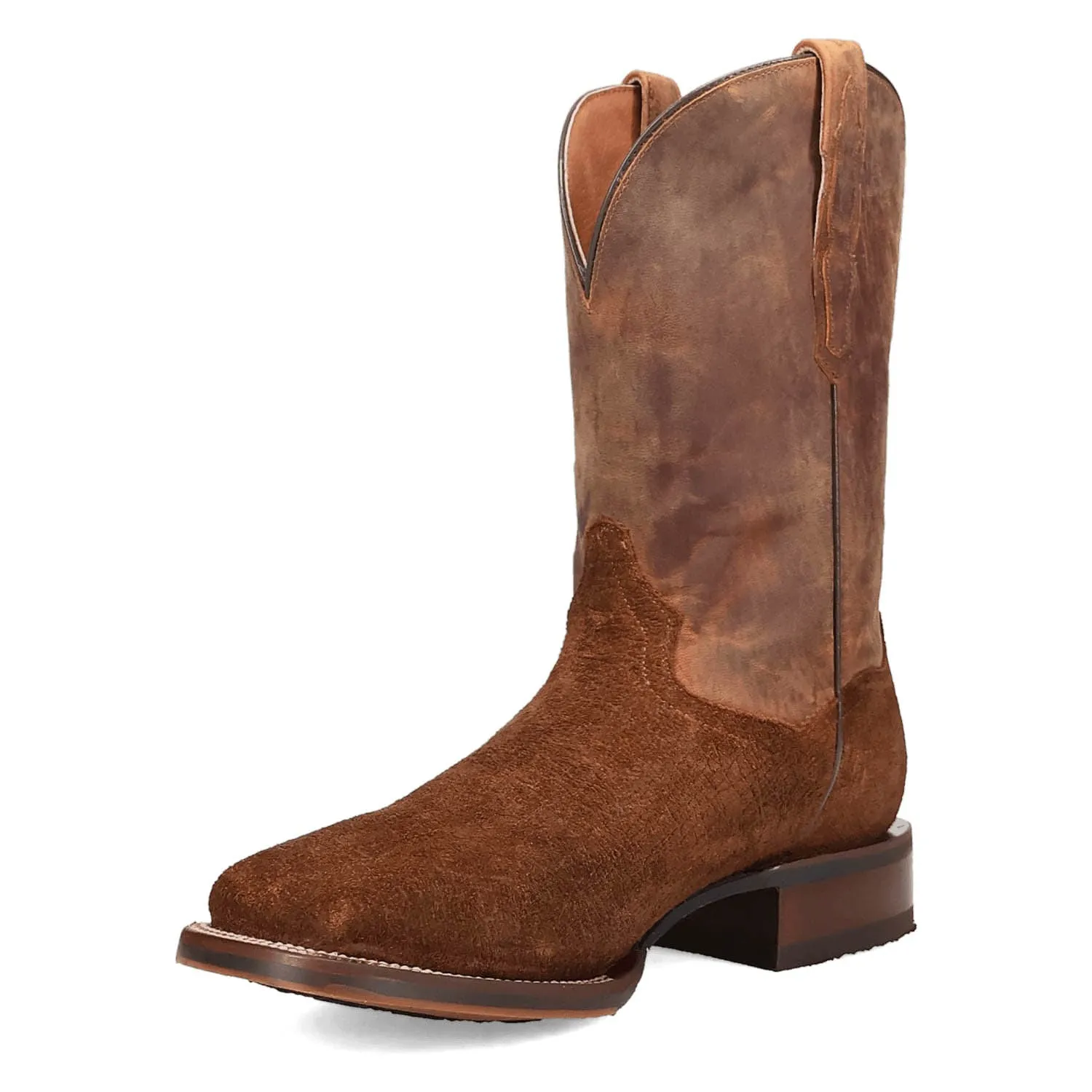 Dan Post Mens Snyder Tan/Brown Leather Cowboy Boots