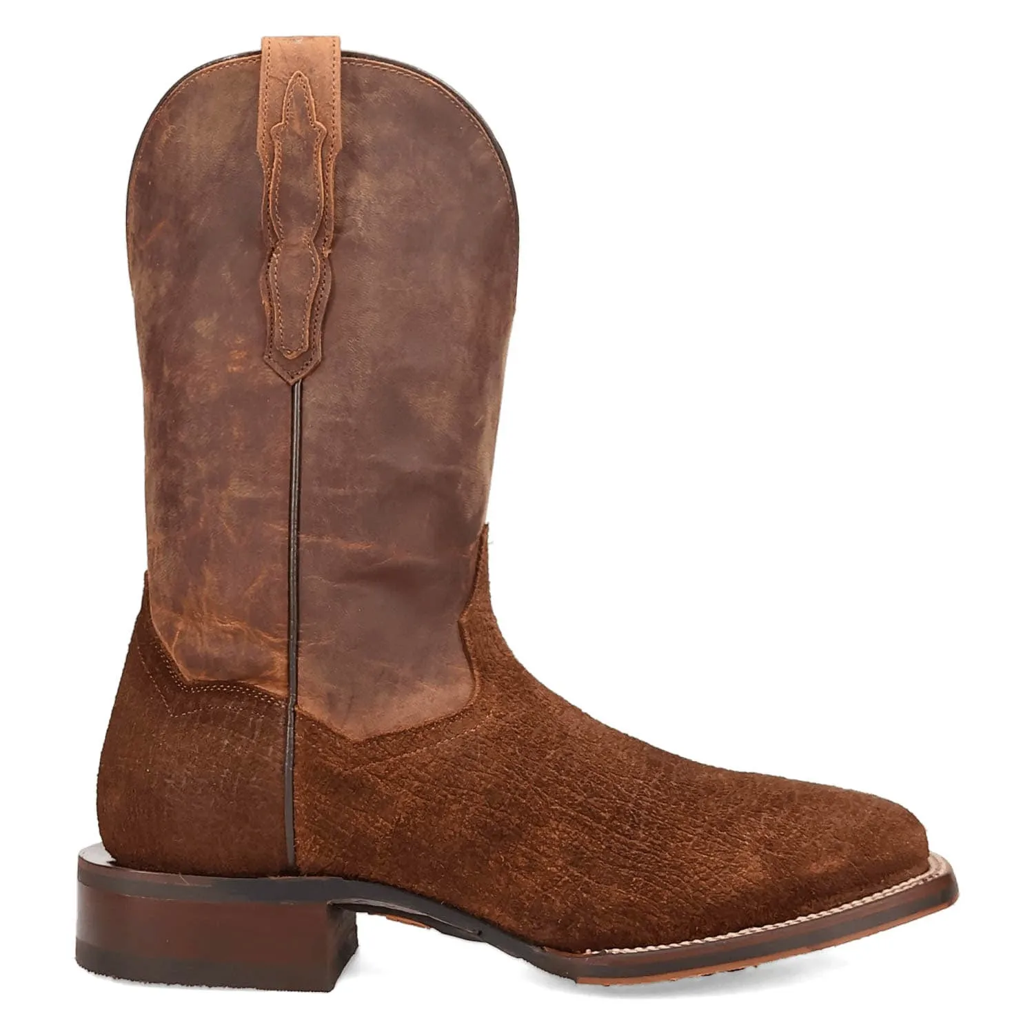 Dan Post Mens Snyder Tan/Brown Leather Cowboy Boots