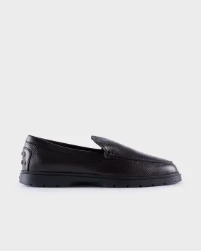 Dark Brown Leather Loafers