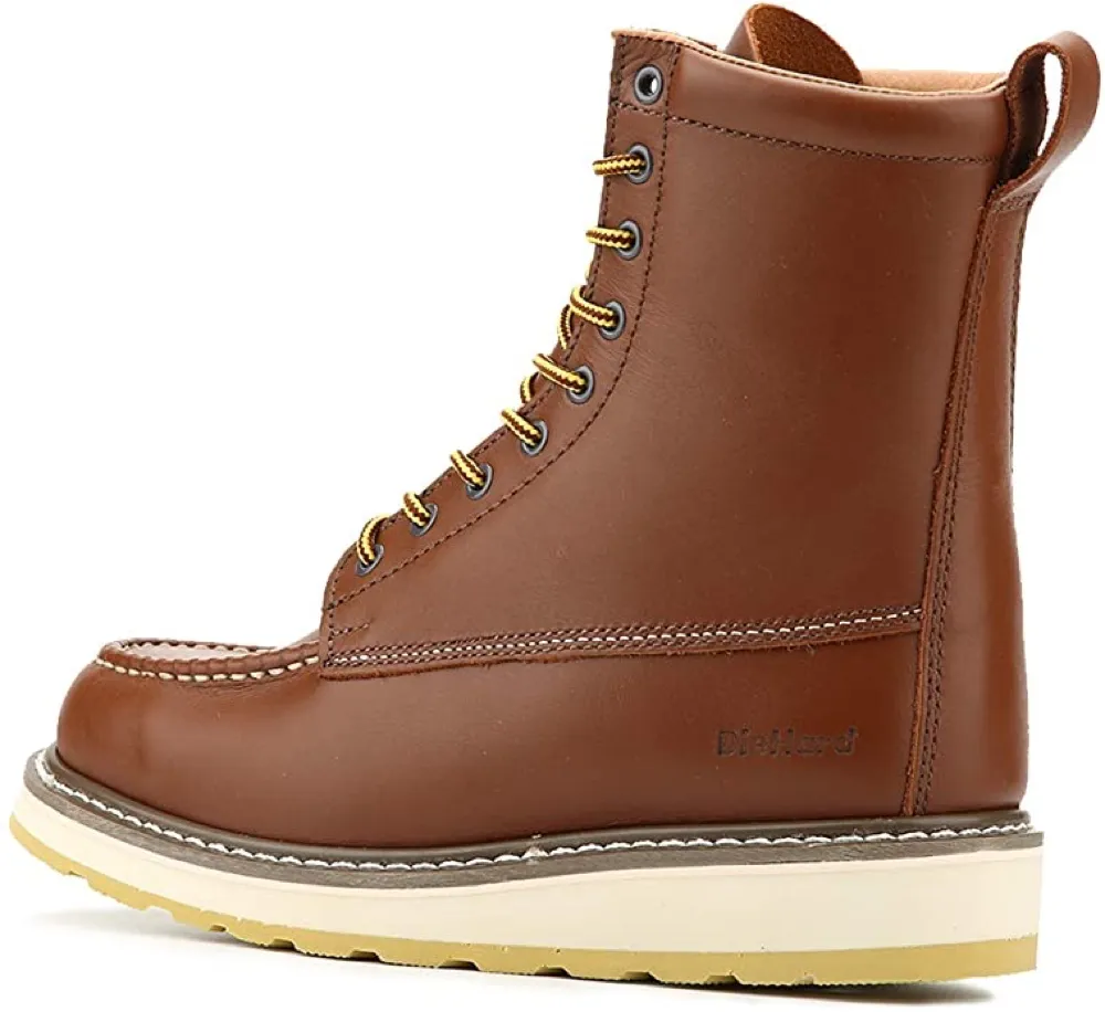 DIEHARD 86994 Slip Resistant Durability 8" Leather Work Boots