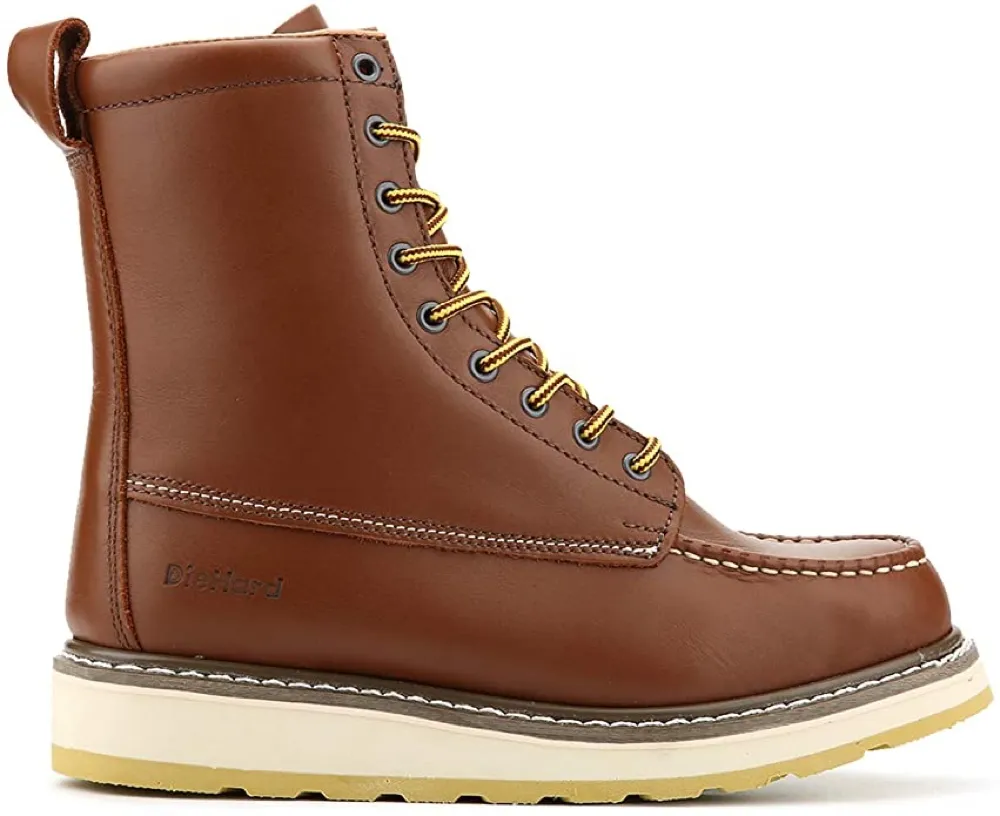DIEHARD 86994 Slip Resistant Durability 8" Leather Work Boots
