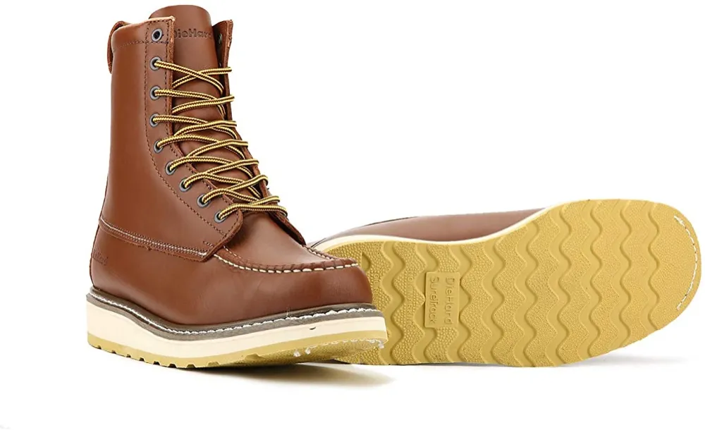 DIEHARD 86994 Slip Resistant Durability 8" Leather Work Boots