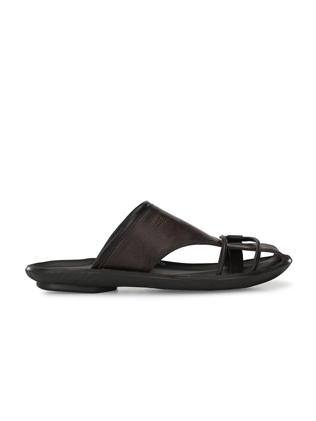 HITZ9766 Men's Totone Leather Daily Wear Open Slipper