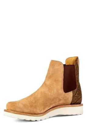 Horse Power Mens 6in Swedge Tobacco/Cognac Leather Ankle Boots 11 D