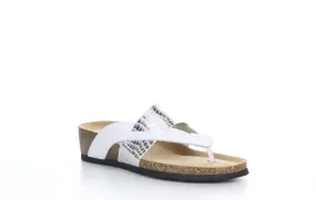 LABELLE White Thong Sandals