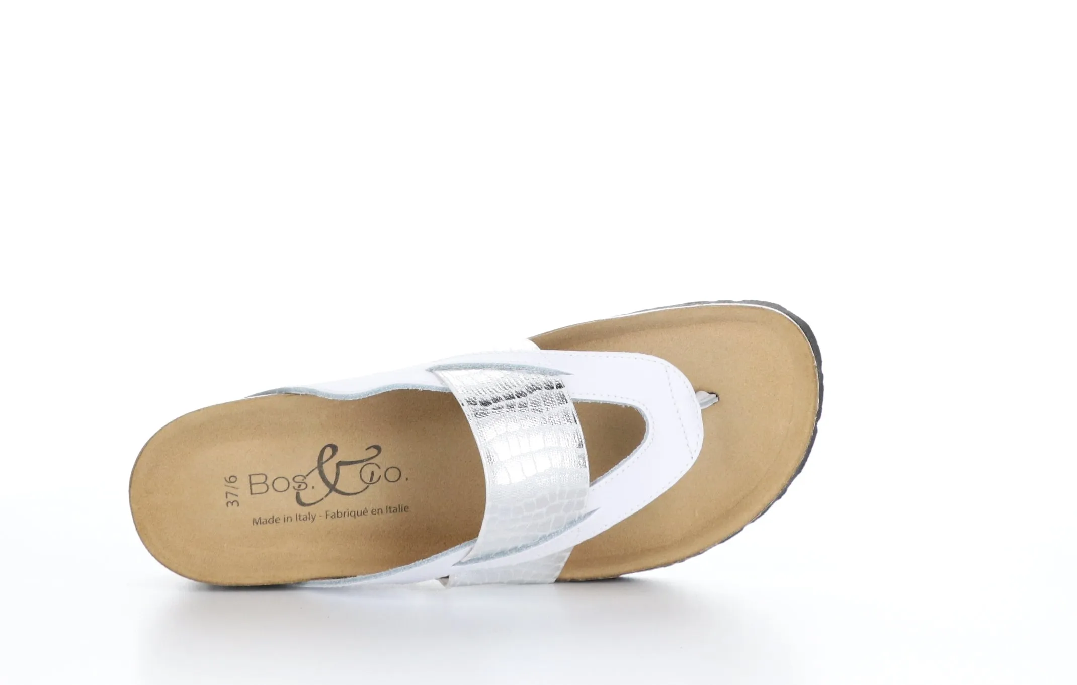 LABELLE White Thong Sandals