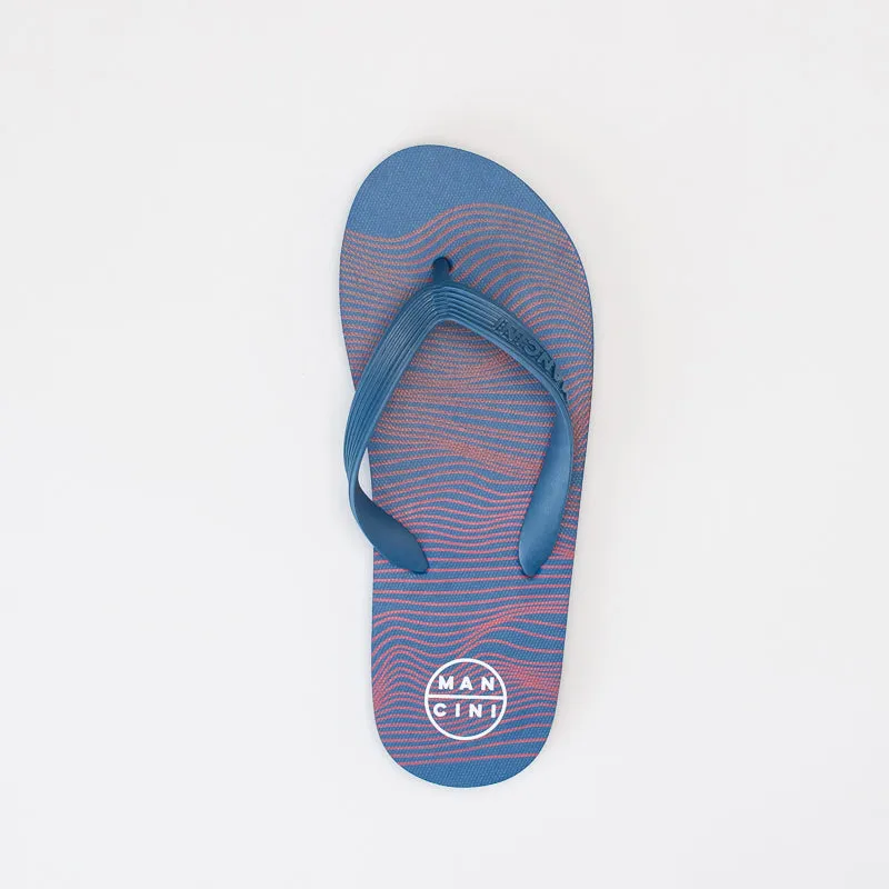 Mancini Men Optical Stripes Flip Flop _ 150598