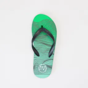 Mancini Men Optical Stripes Flip Flop _ 150598