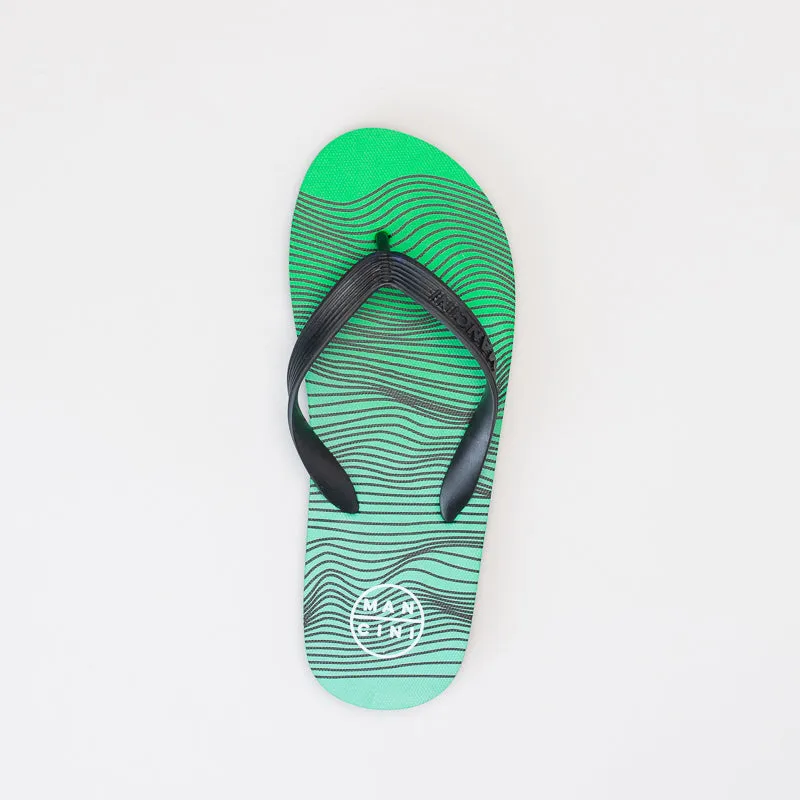 Mancini Men Optical Stripes Flip Flop _ 150598