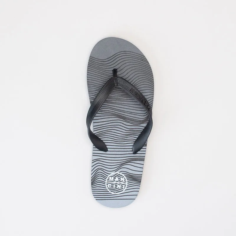 Mancini Men Optical Stripes Flip Flop _ 150598