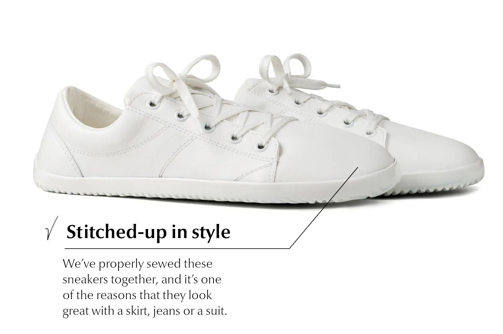 Men’s Vida Comfort white sneakers