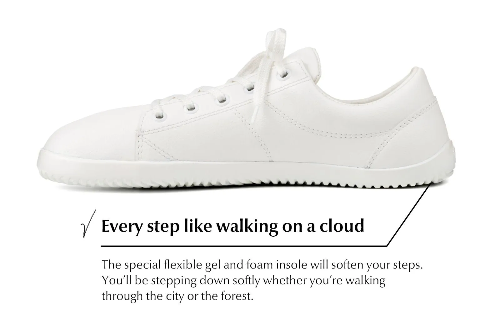 Men’s Vida Comfort white sneakers