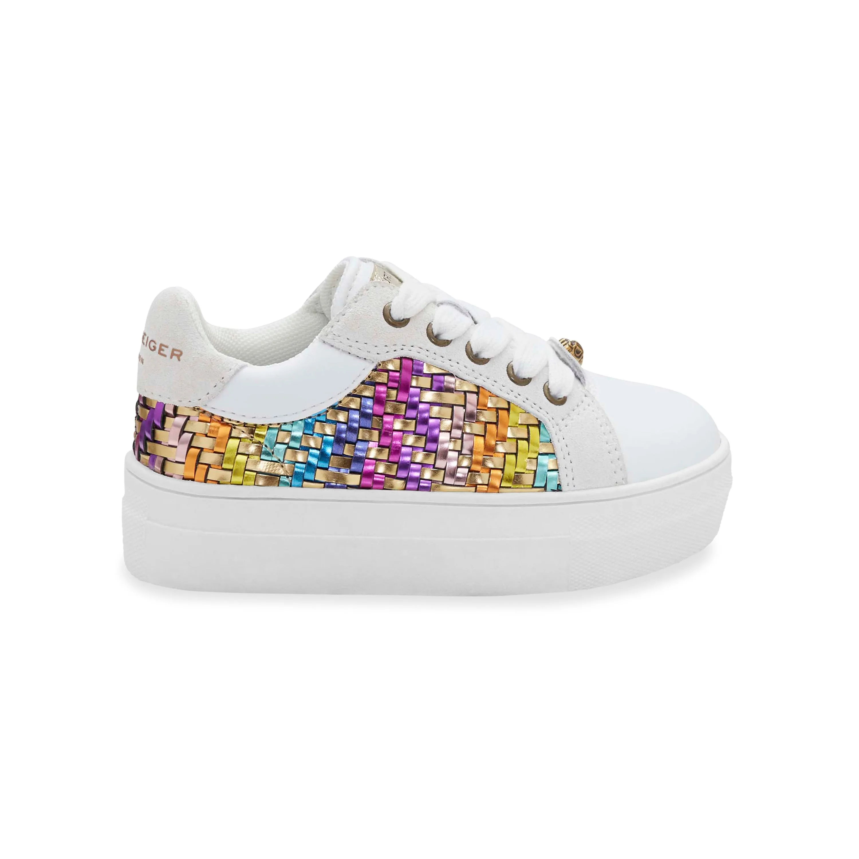 Mini Kensington Sneaker - Little Kid White Gold