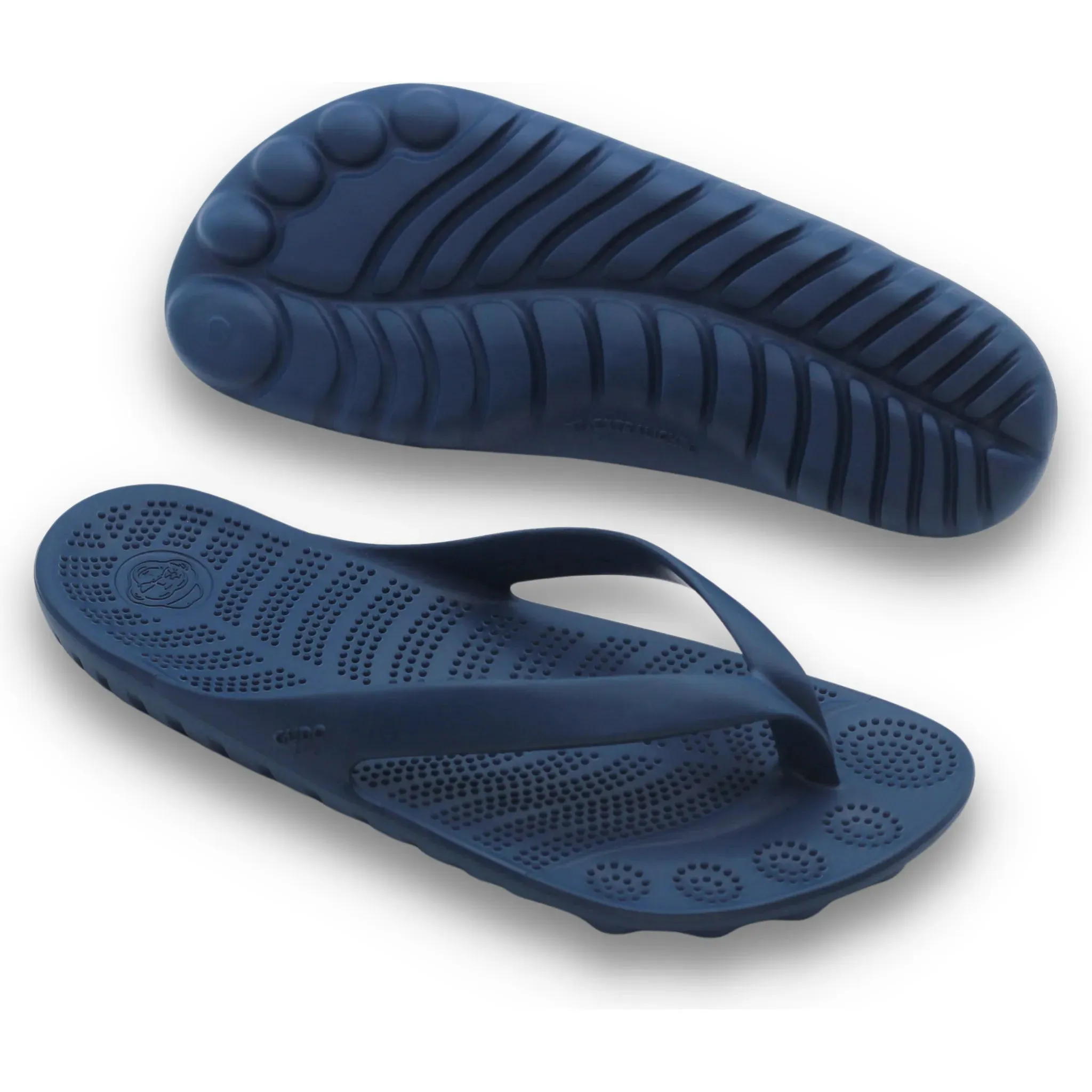 Navy Blue Flip Flops & Drybag By GUDO