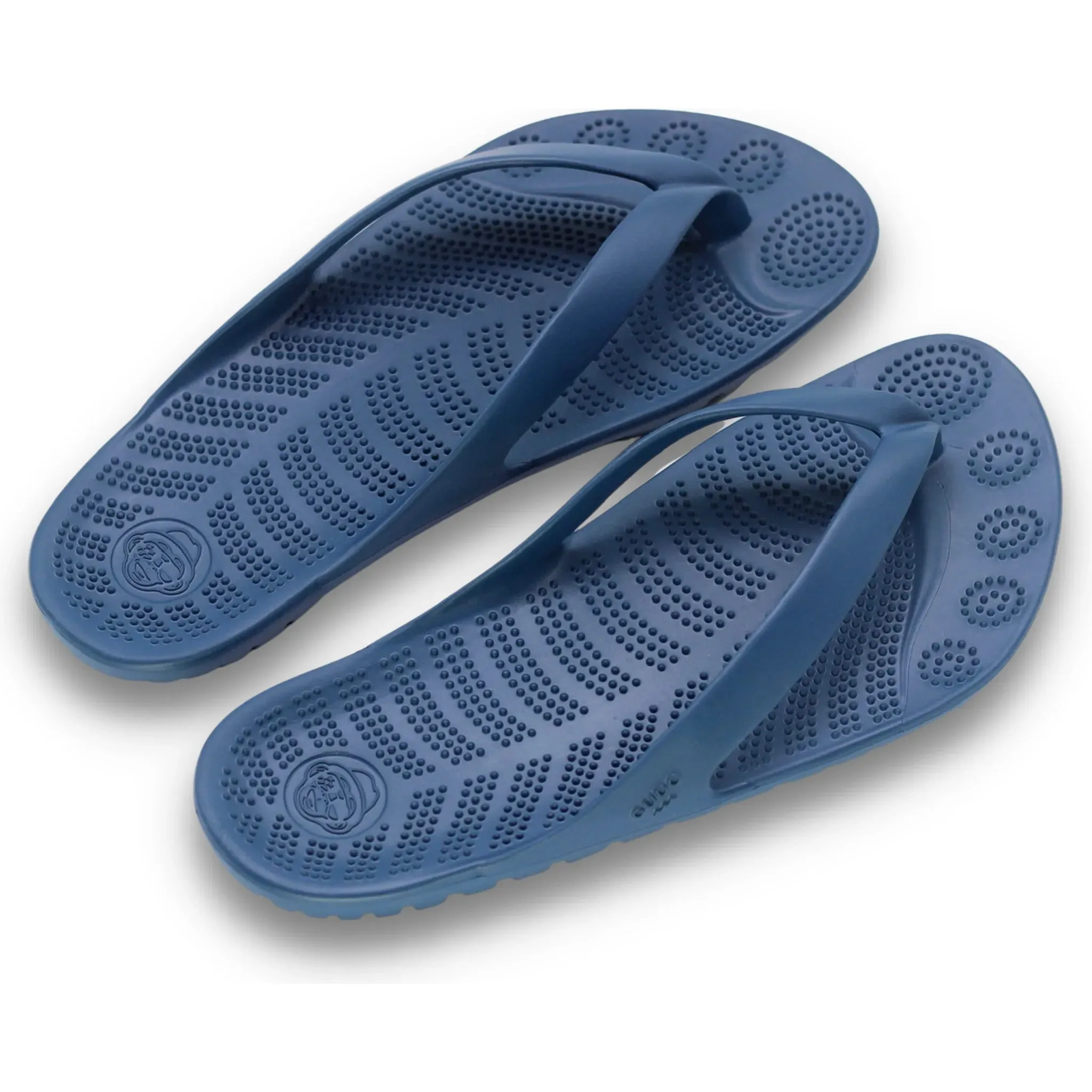 Navy Blue Flip Flops & Drybag By GUDO