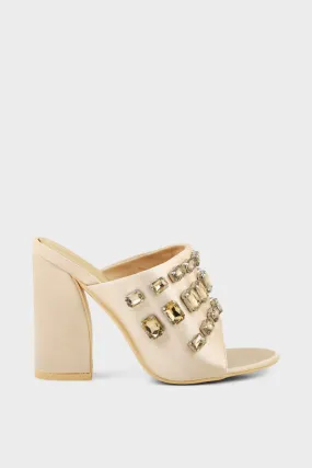 Party Wear Slip On I29228-Golden