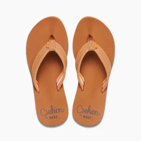 Reef Womens Cushion Breeze Flip Flops - Tan/Smoothie