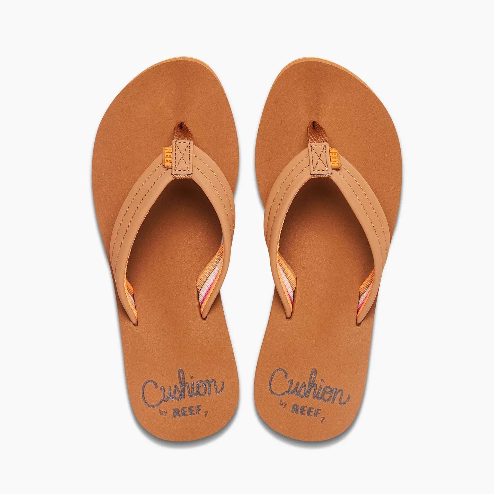 Reef Womens Cushion Breeze Flip Flops - Tan/Smoothie