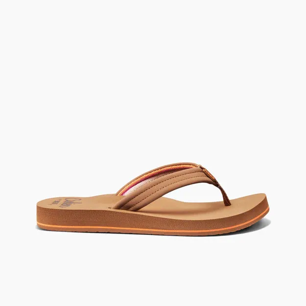 Reef Womens Cushion Breeze Flip Flops - Tan/Smoothie