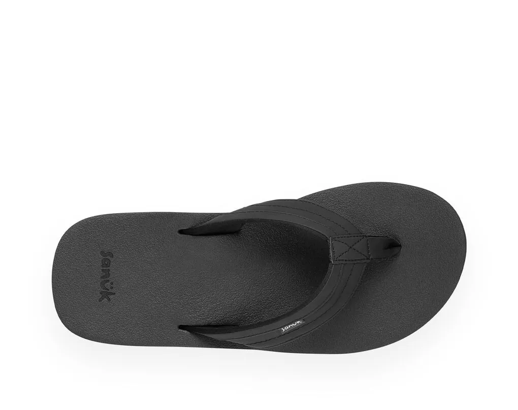 Sanuk Men's Ziggy Flip Flops - Black 1116734