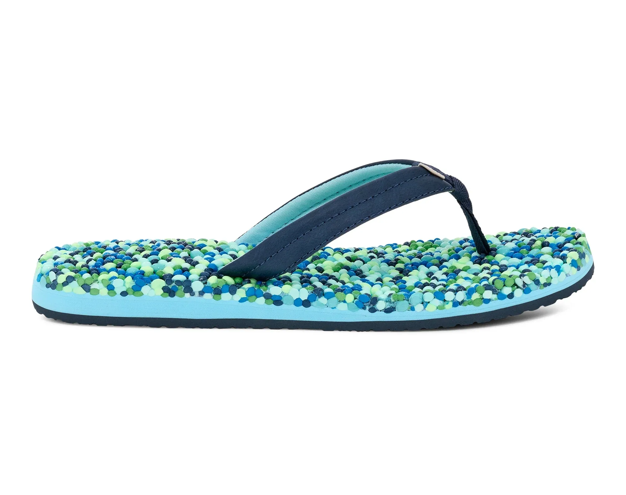 Sanuk Womens Bubblecush Sandals - Navy Multi