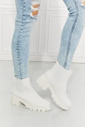 Step Up Your Game: MMShoes Work For It Matte Lug Sole Chelsea Boots