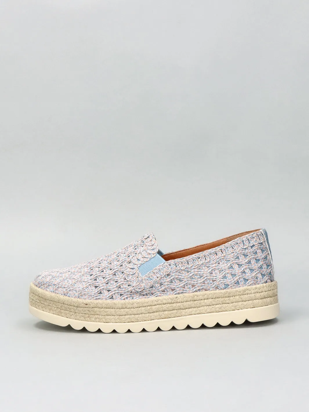 TEXTILE ESPADRILLES - BLUE