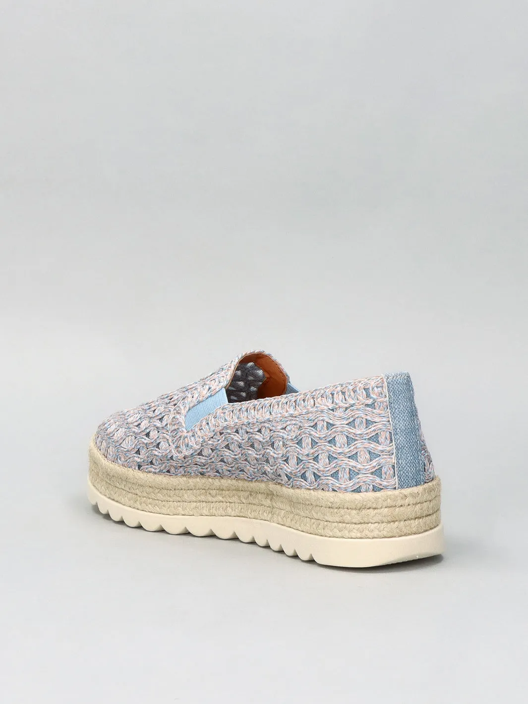 TEXTILE ESPADRILLES - BLUE