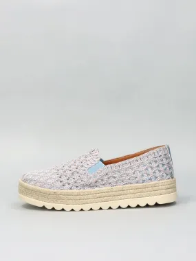 TEXTILE ESPADRILLES - BLUE