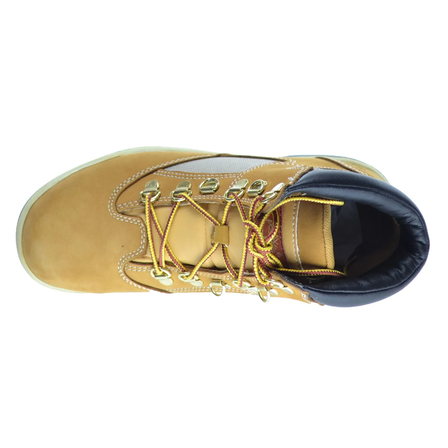 Timberland 6 Inch Big Kid's Field Boots Wheat Nubuck